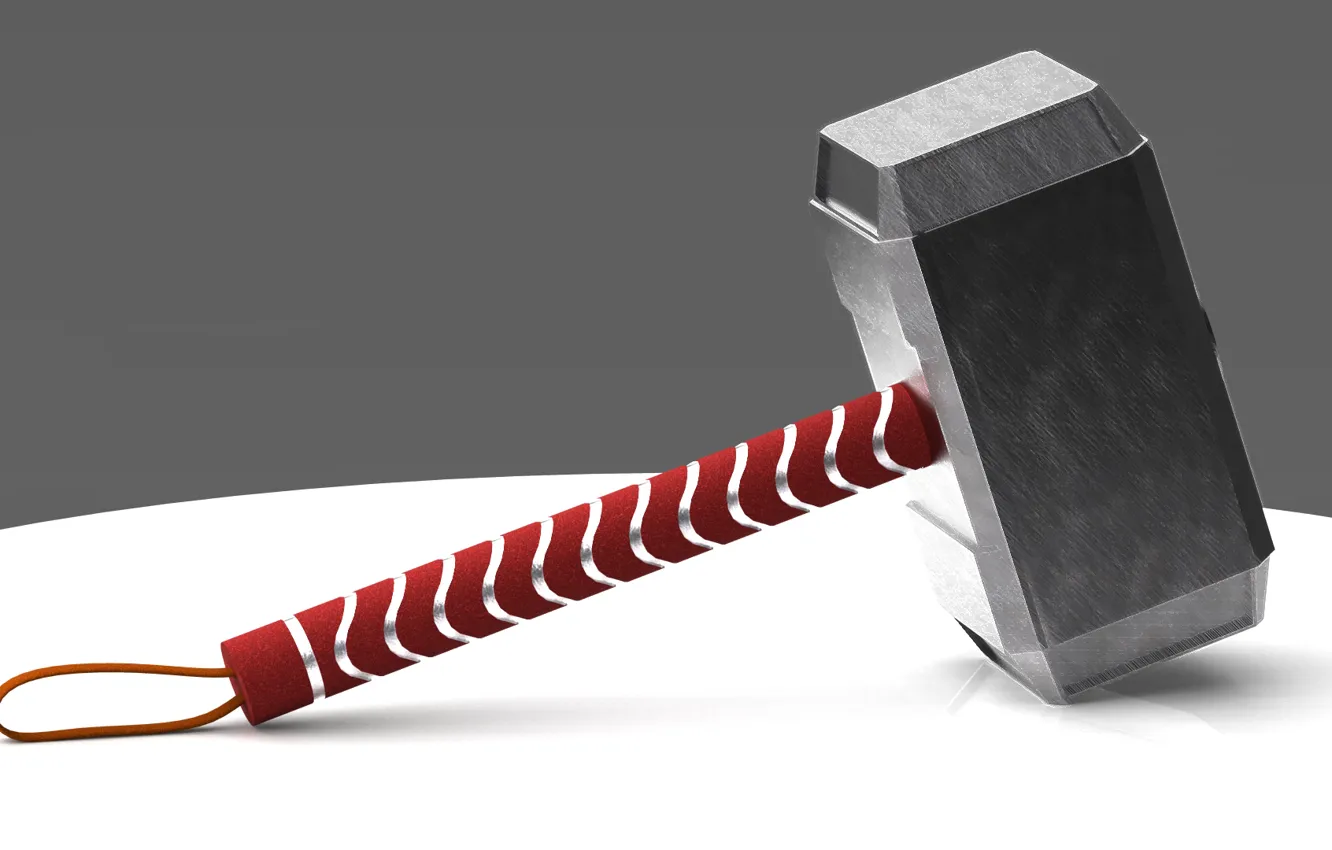 Фото обои молоток, silver, red, Hammer