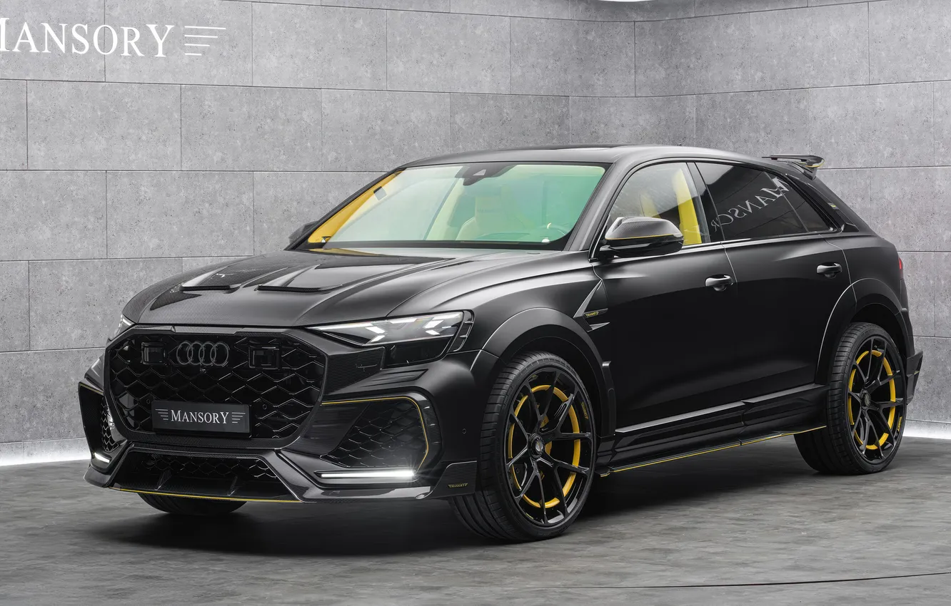 Фото обои Audi, Front, Mansory, Вид Сбоку, Tuning Car, Audi Q8, RS Q8, Germany Car