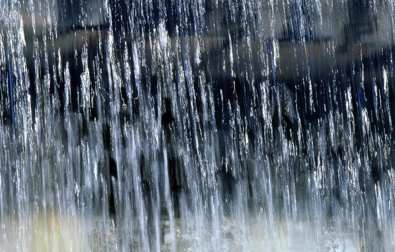 Фото обои вода, дождь, ливень