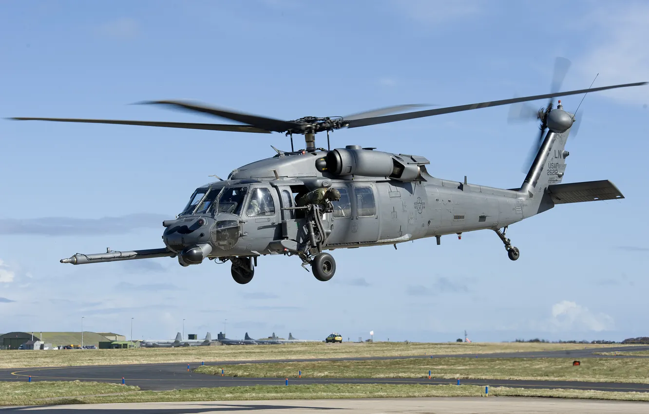 Фото обои вертолет, боевой, HH-60G, Pave Hawk
