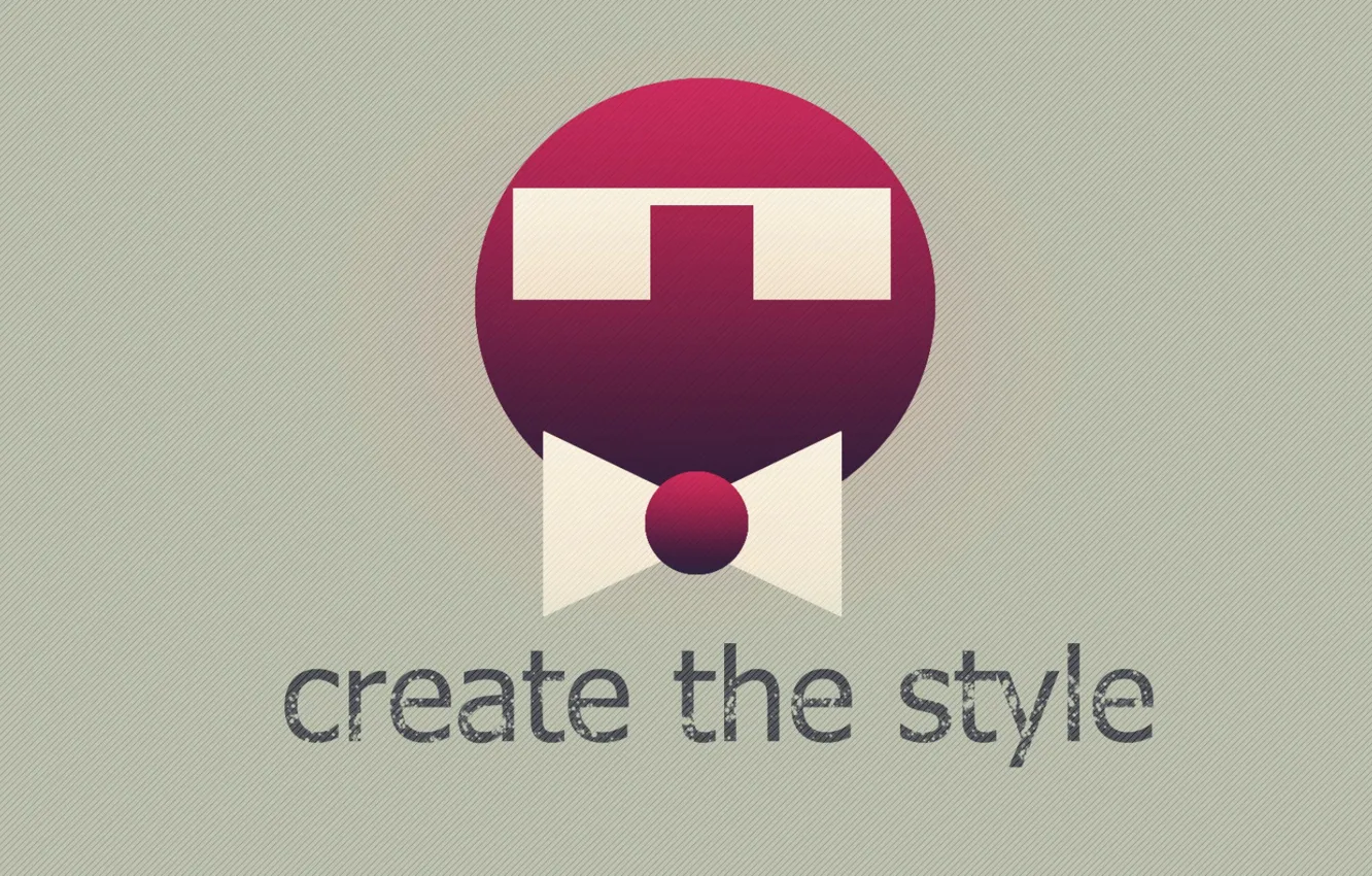 Фото обои круги, серый, minimal, очки, red, style