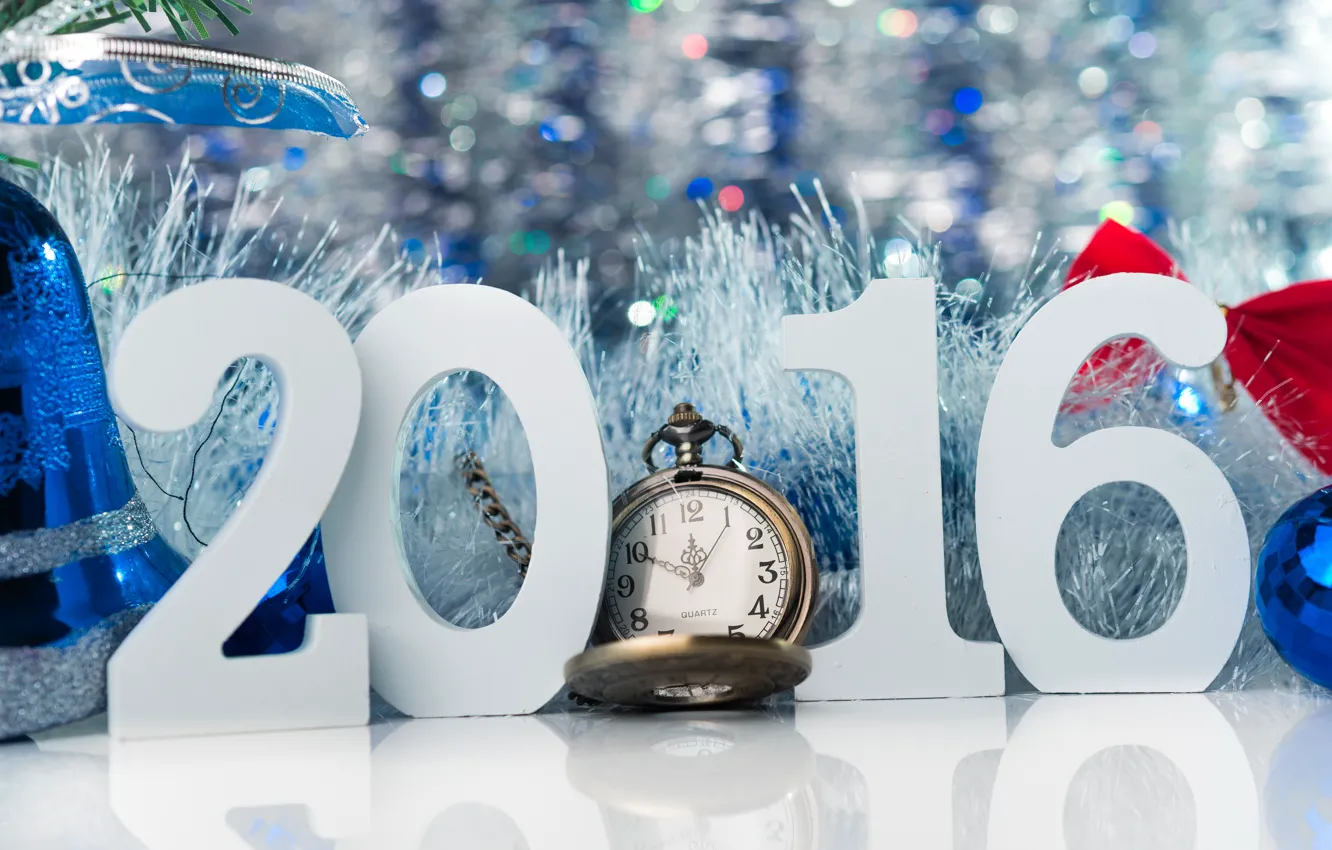 Фото обои Новый год, New Year, cookies, decoration, Happy, 2016