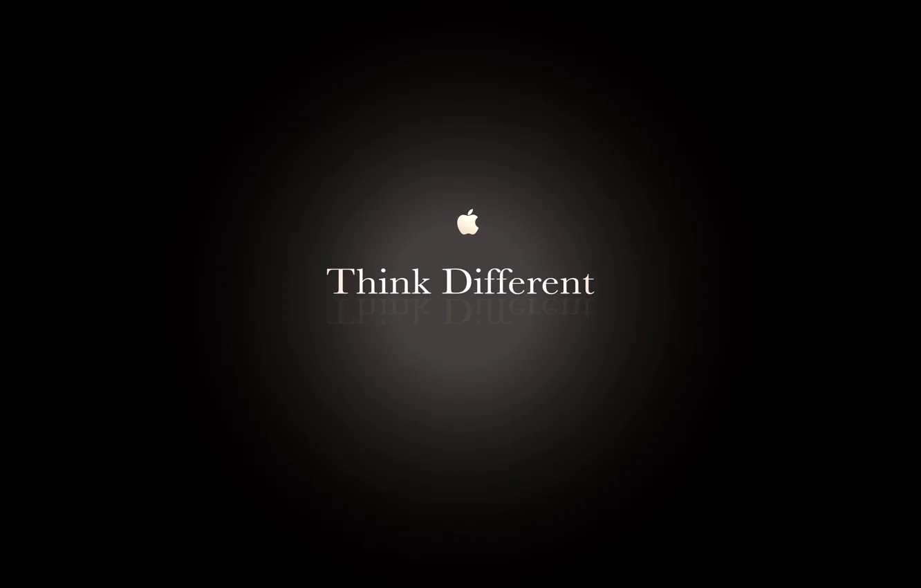 Фото обои свет, Apple, логотип
