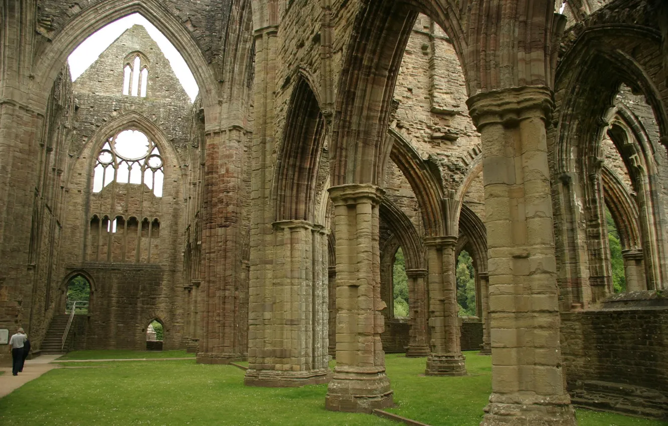 Фото обои Англия, церковь, Британия, руины