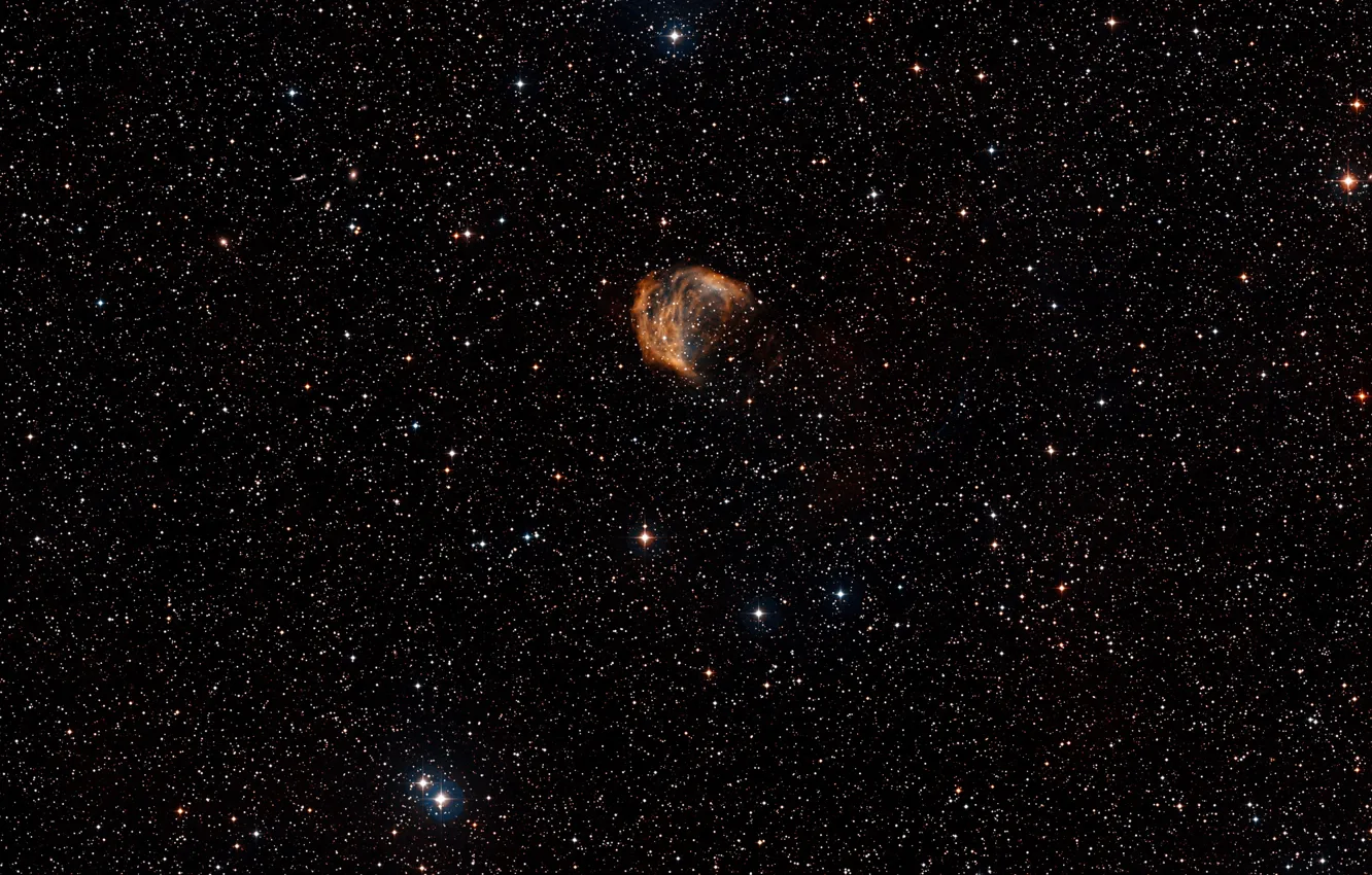 Фото обои Nebula, Abell 21, The Medusa Nebula, Large planetary nebula, Sh 2-274, Sharpless 2-274, Constellation of …