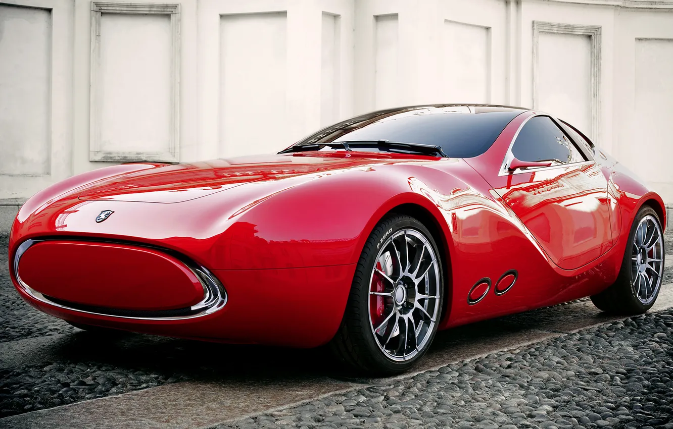 Фото обои Concept, IED, Red Ride of the Hour, Cisitalia 202