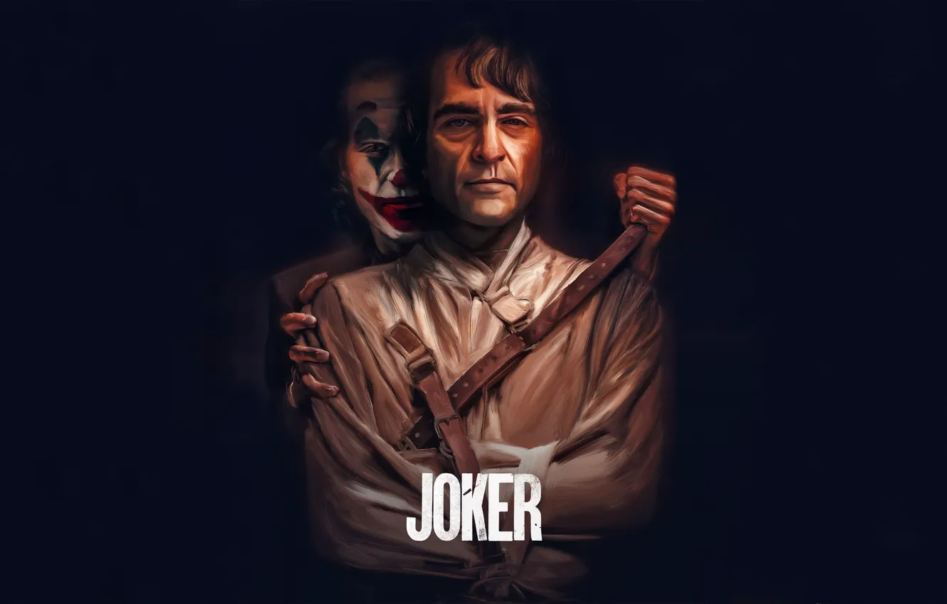 Фото обои буквы, рисунок, краска, арт, Джокер, art, слово, Joker