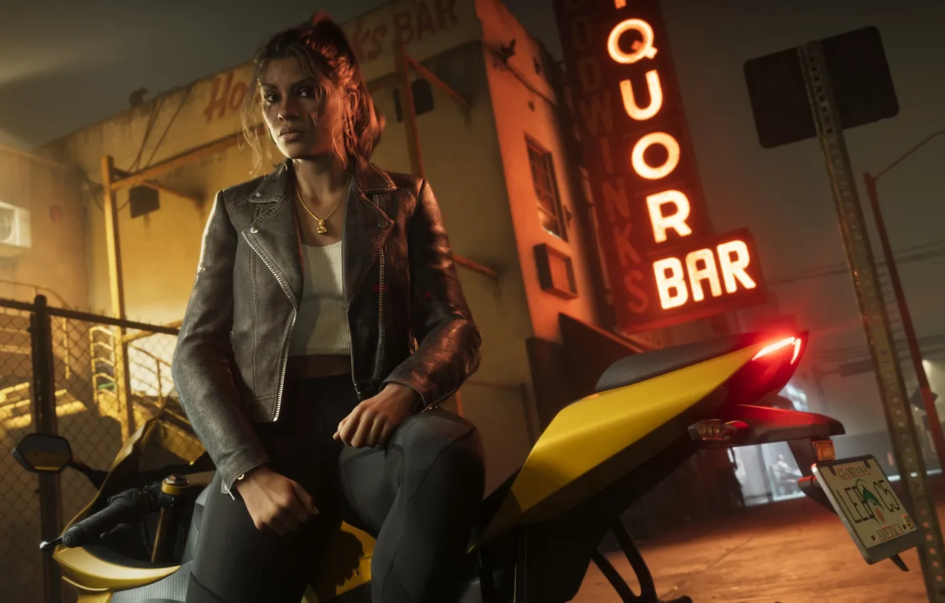 Фото обои игра, логотип, logo, Video Game, Grand Theft Auto 6