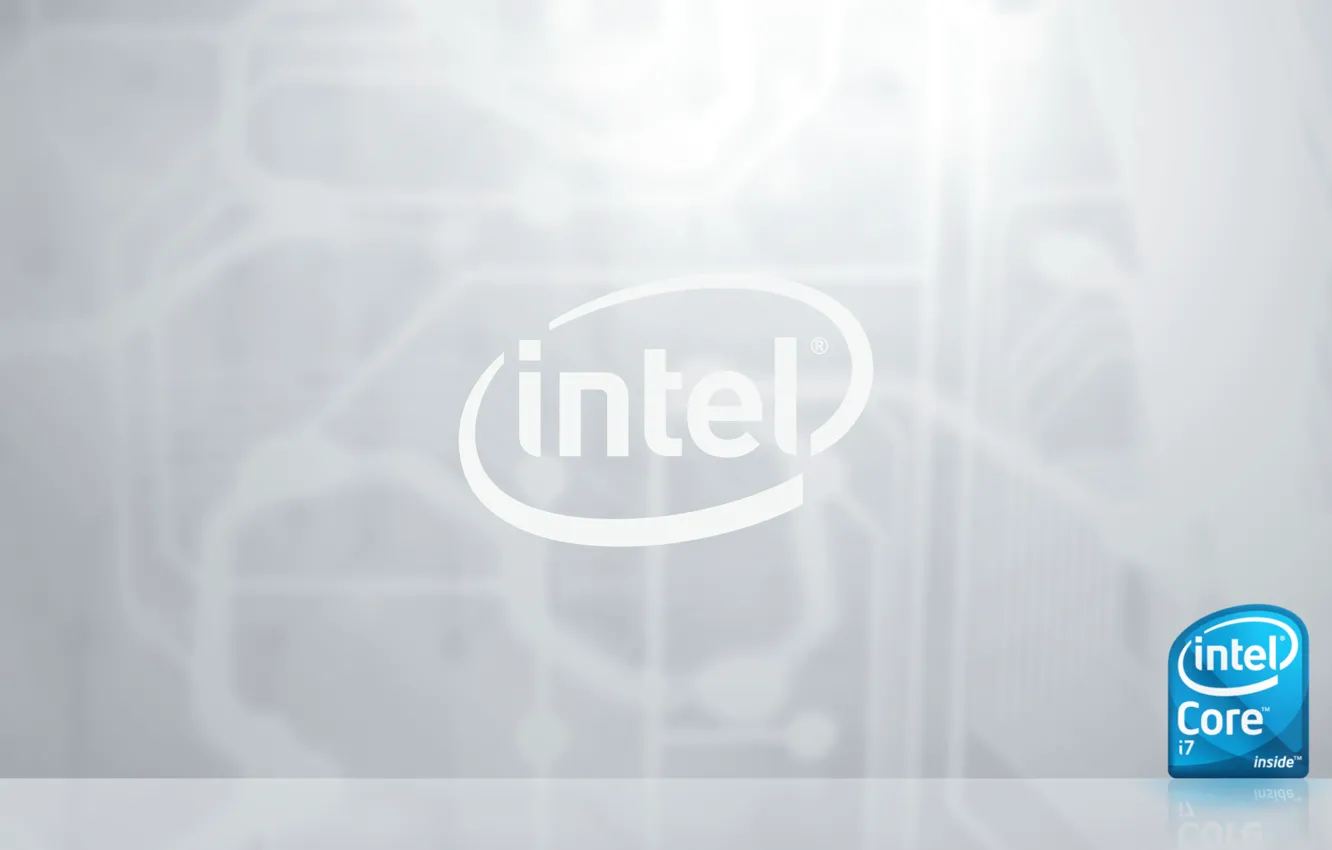 Фото обои intel, процессор