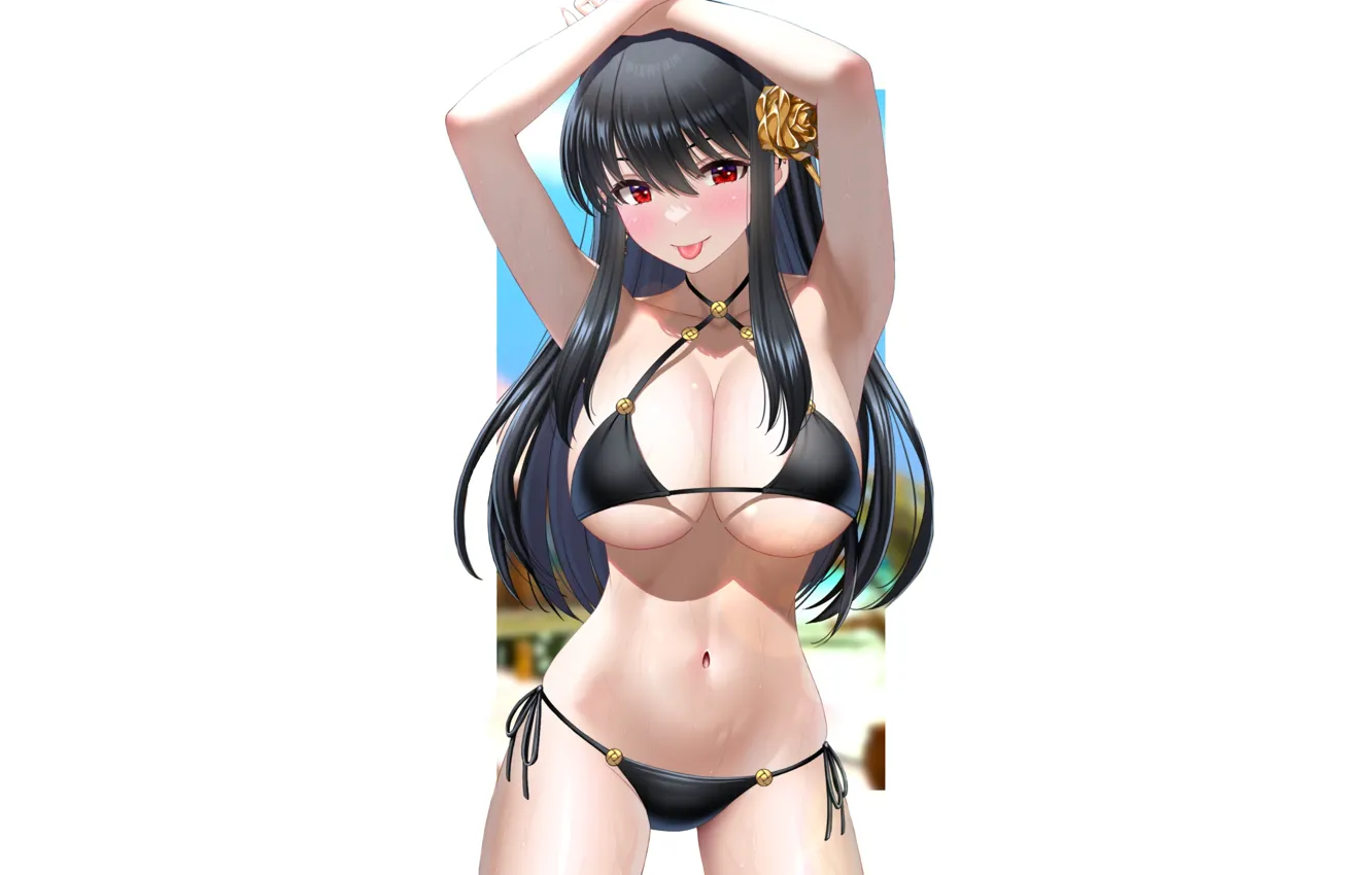 Фото обои girl, hot, sexy, boobs, spy, anime, pretty, big boobs