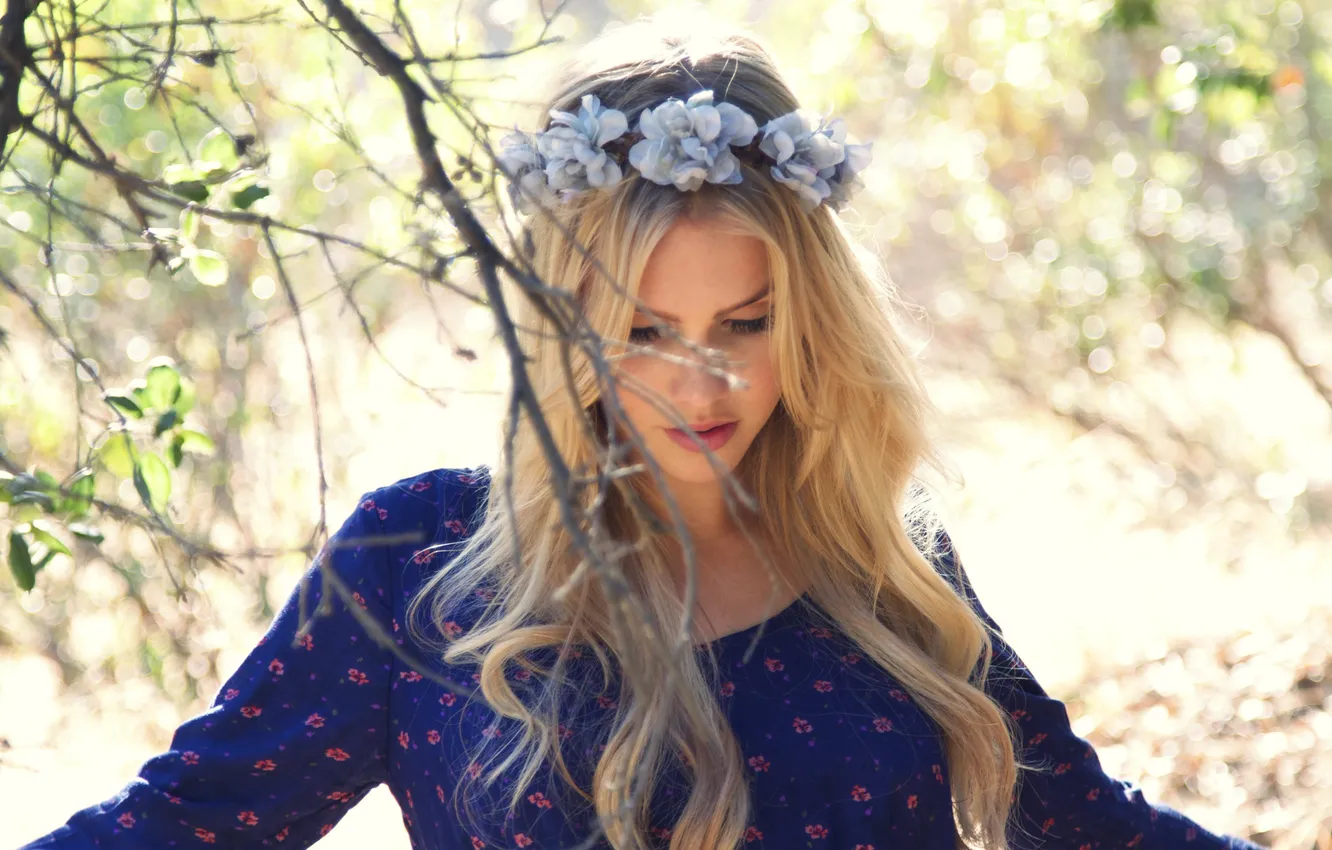 Фото обои актриса, блондинка, Клэр Холт, Claire Holt