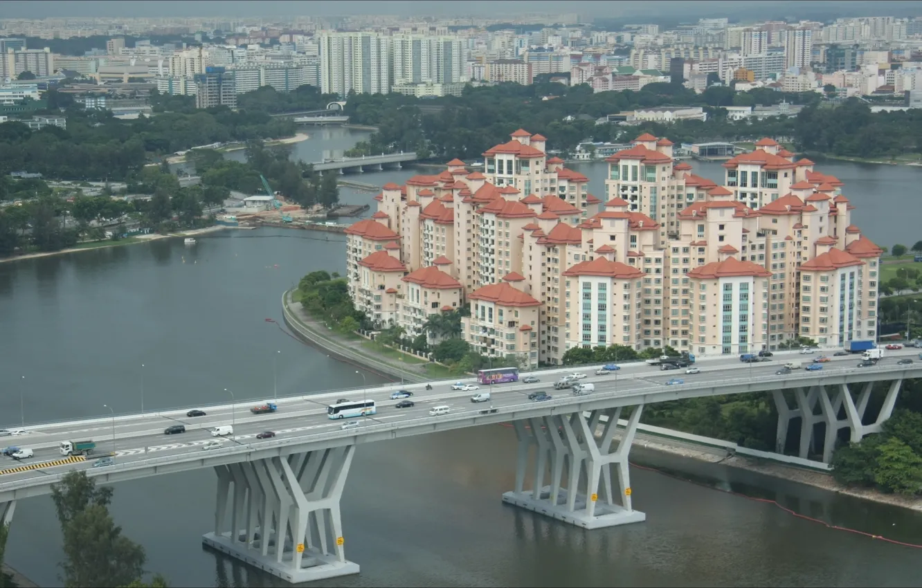 Фото обои singapore, metropolis, sity