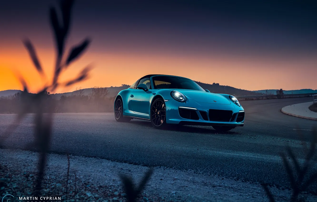 Фото обои 911, Porsche, 2018, GTS, Targa 4, Martin Cyprian Photography
