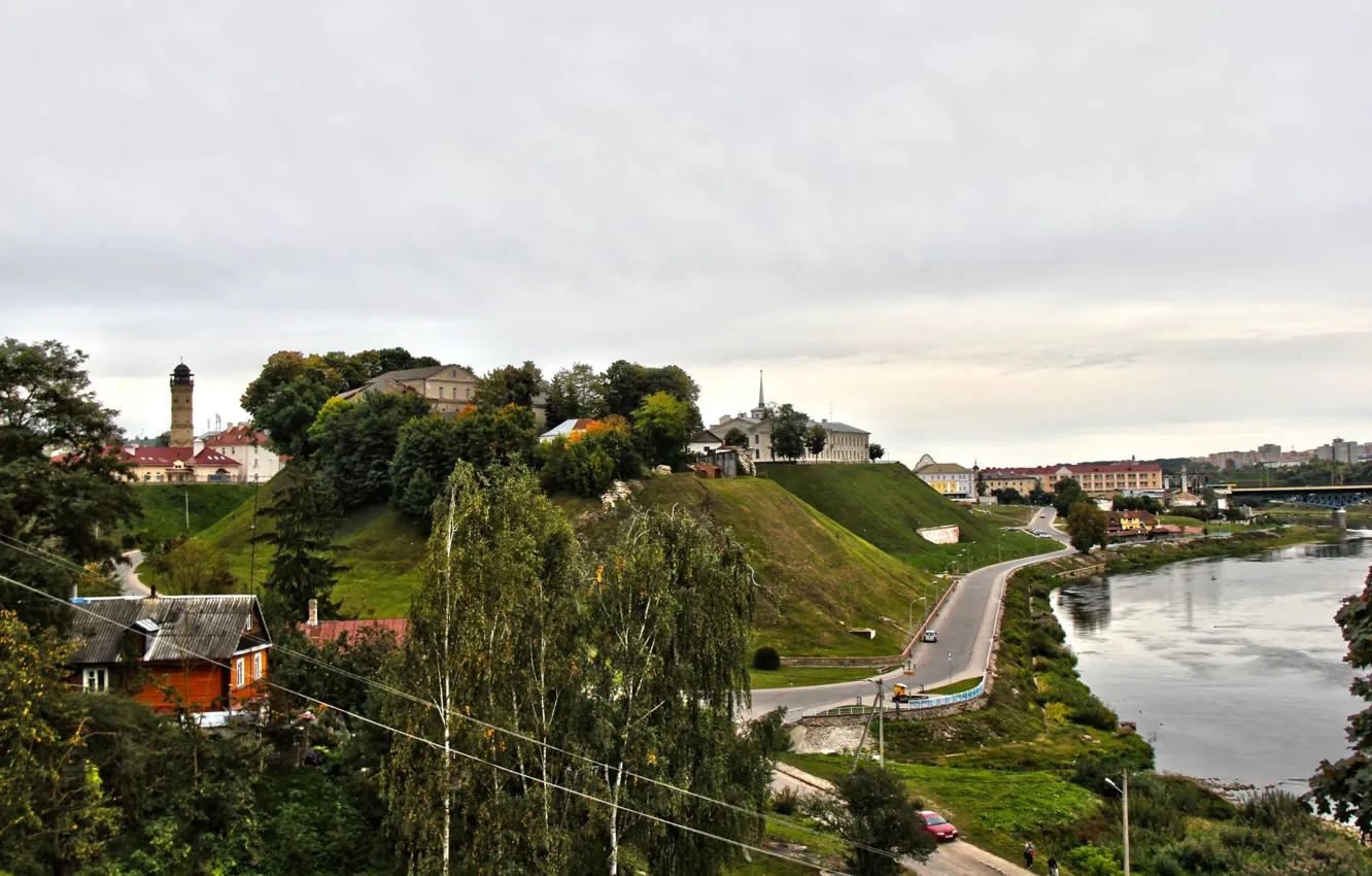 Фото обои Беларусь, гродно, неман, наберажная