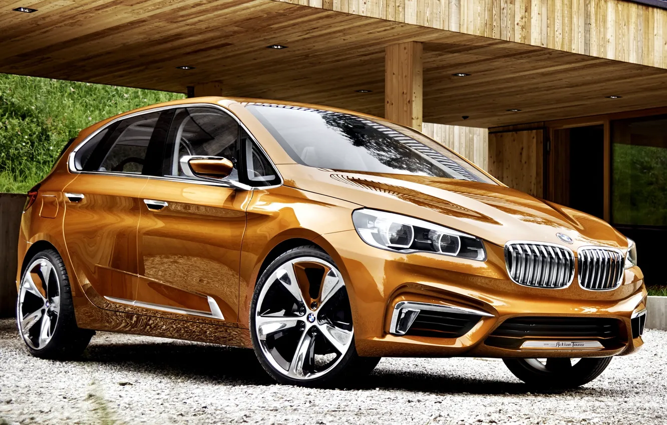 Фото обои Concept, BMW, Концепт, Orange, Car, New, Active, Бмв