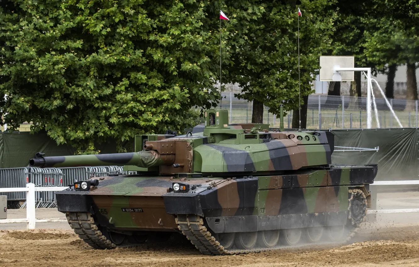 Фото обои современный, танк, боевой, французский, основной, Леклерк