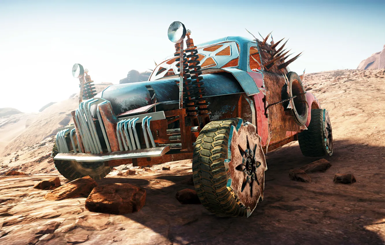 Фото обои машина, пустыня, Mad Max, Fury Road, Безумный Макс, Дорога ярости
