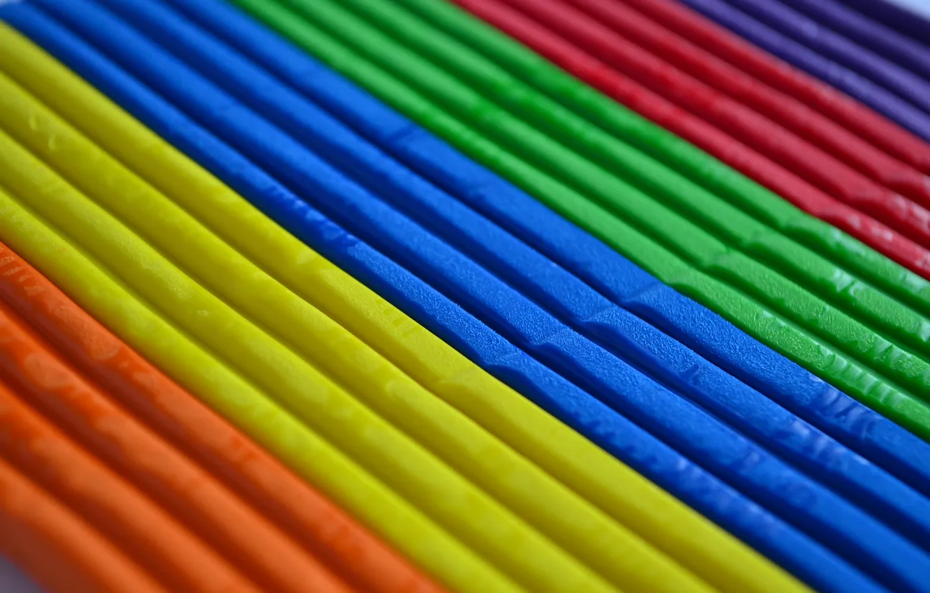 Фото обои линии, цвет, объем, пластилин
