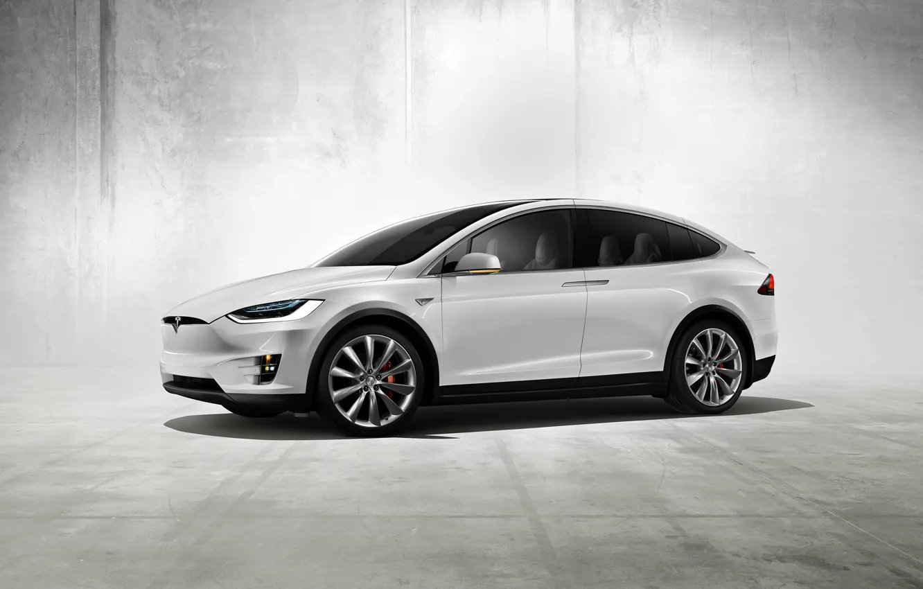 Обои Concept, концепт, Tesla, Model X, тесла, электрокар на телефон и ...