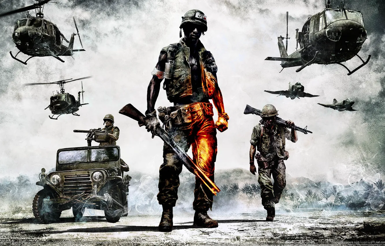 Фото обои game, Battlefield, Bad Company2, Vietnam