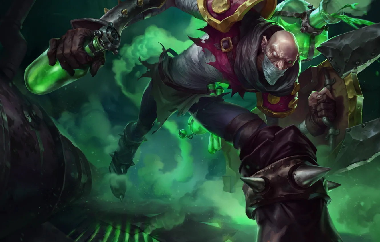 Фото обои фэнтези, League of Legends, Singed, Riot Games, SixMoreVodka