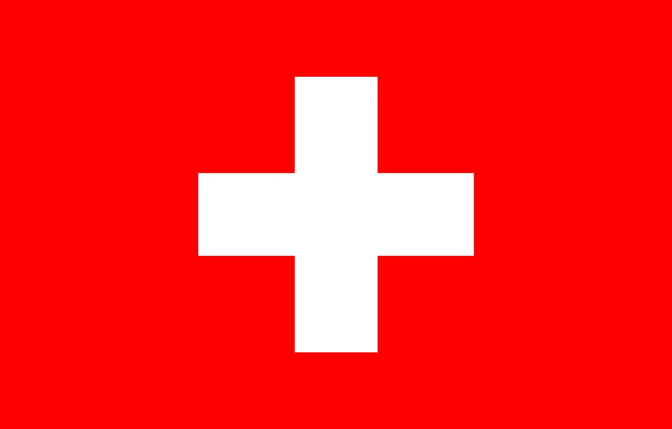 Фото обои красный, крест, флаг, red, швейцария, cross, fon, flag