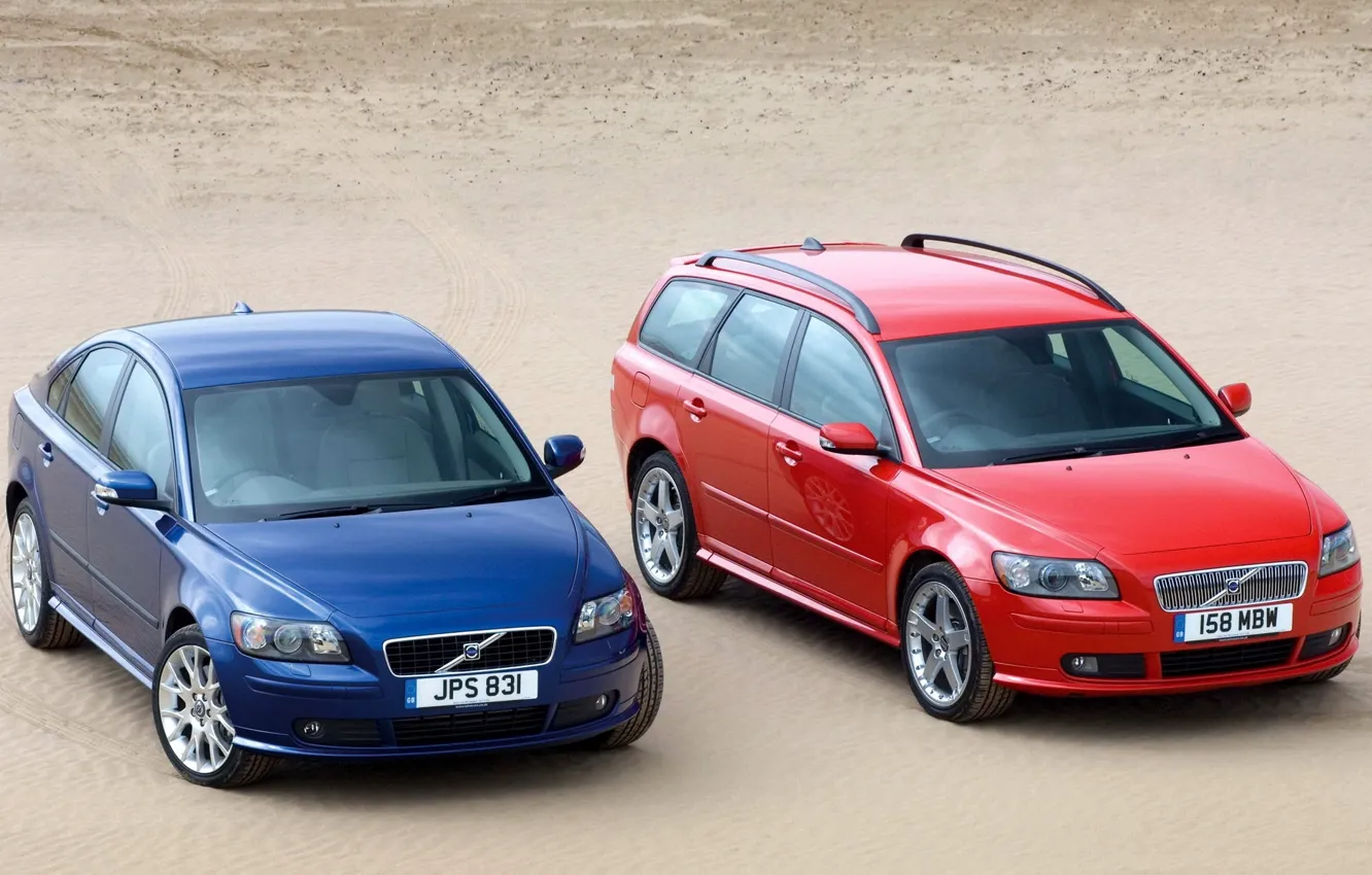 Фото обои Volvo, седан, S40, люкс, универсал, компактный, модификация, V50