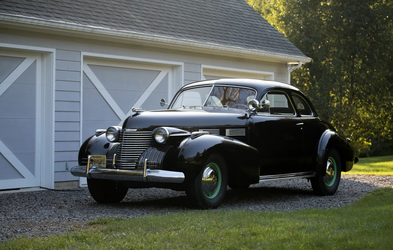 Фото обои авто, ретро, Cadillac, Coupe, 1940, Sixty-Two