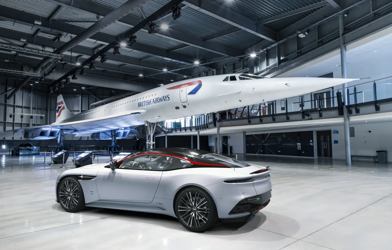 Фото обои Aston Martin, DBS, суперкар, Superleggera, 2020, Concorde Edition