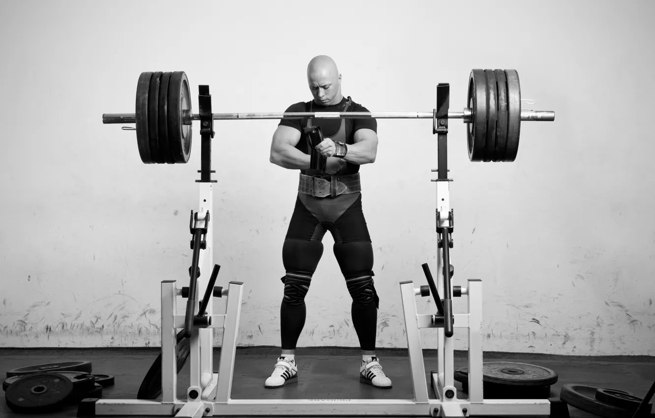 Фото обои workout, weight lifting, preparations men
