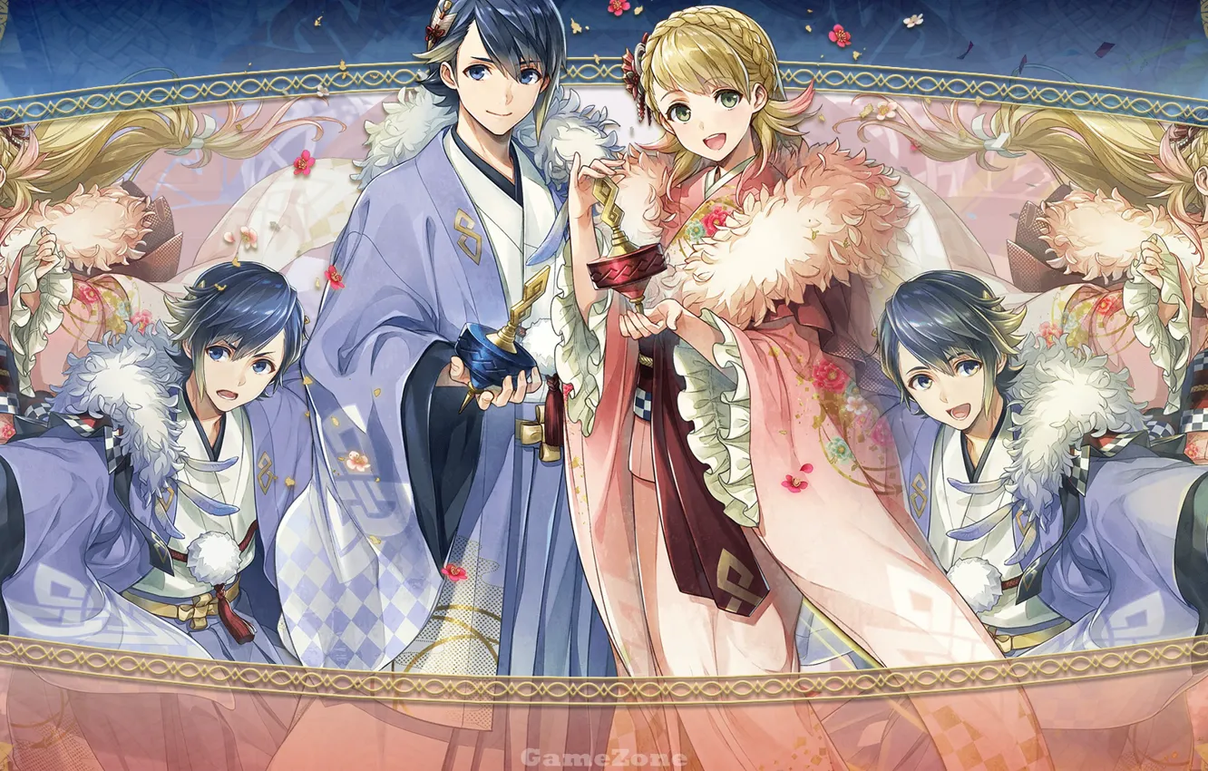 Фото обои Fire Emblem, Fire Emblem Heroes, Alfonse, Sharena