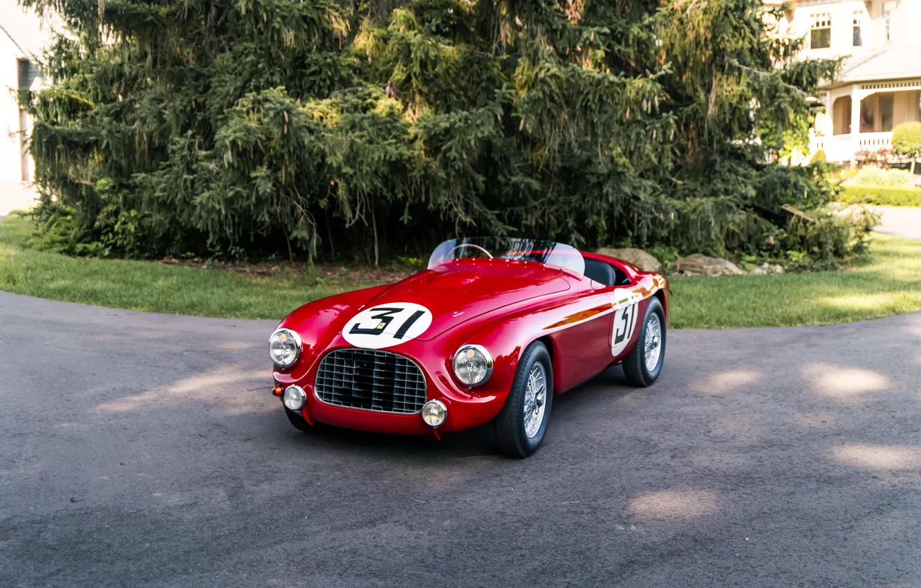 Фото обои Ferrari, vintage, 212, 1951, Ferrari 212 Export Barchetta