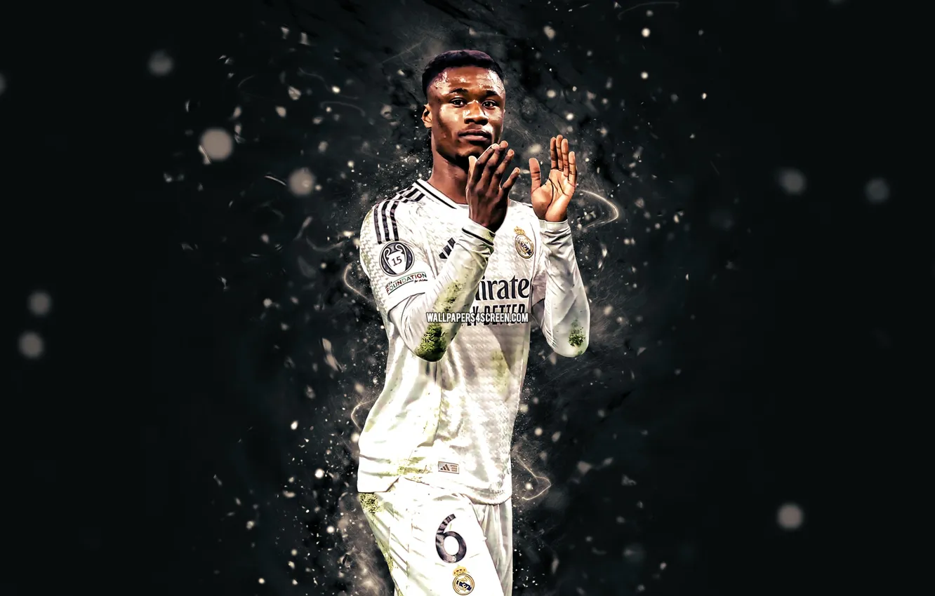 Фото обои Football, Real Madrid, Soccer, French, Eduardo, Camavinga, Eduardo Camavinga