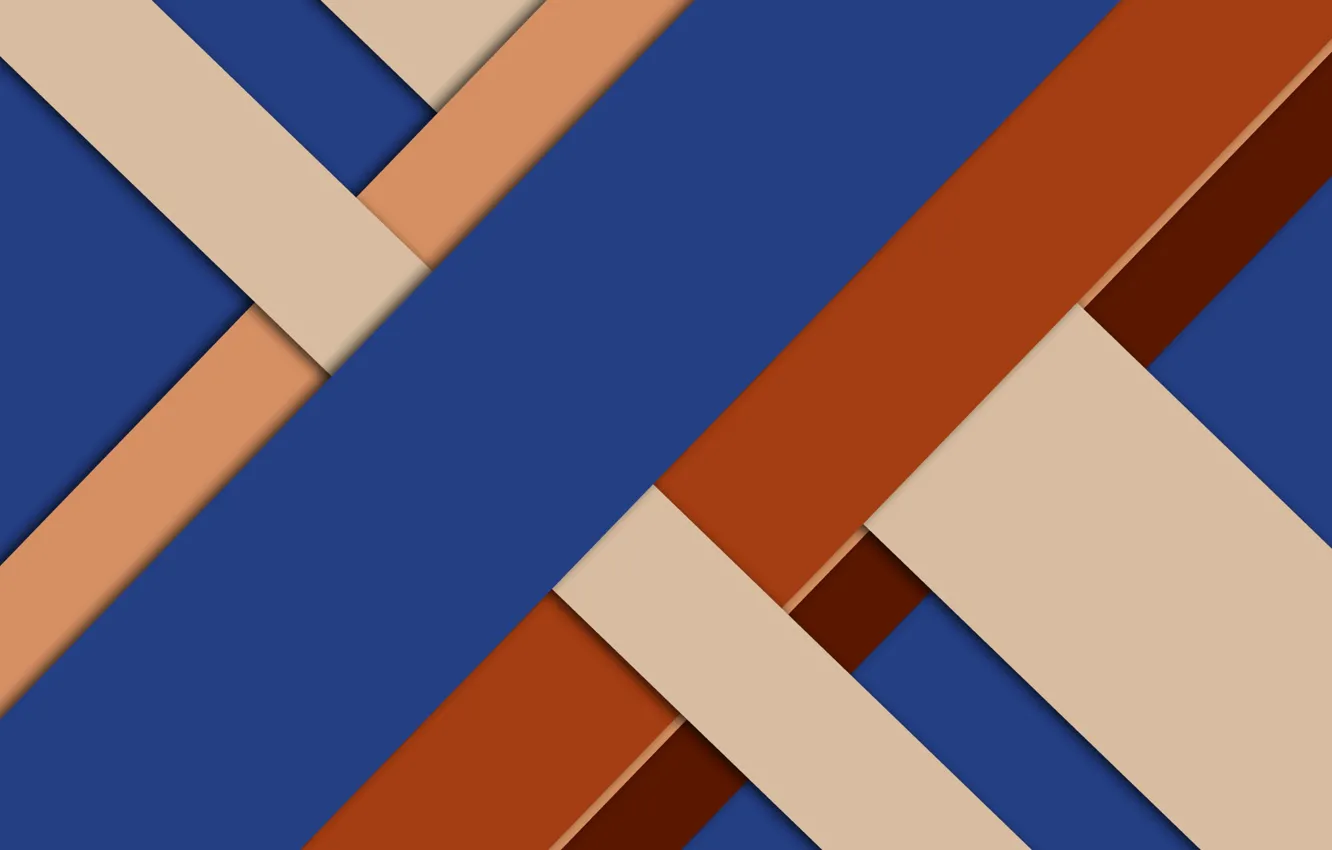 Фото обои линии, синий, геометрия, коричневый, design, бежевый, color, material