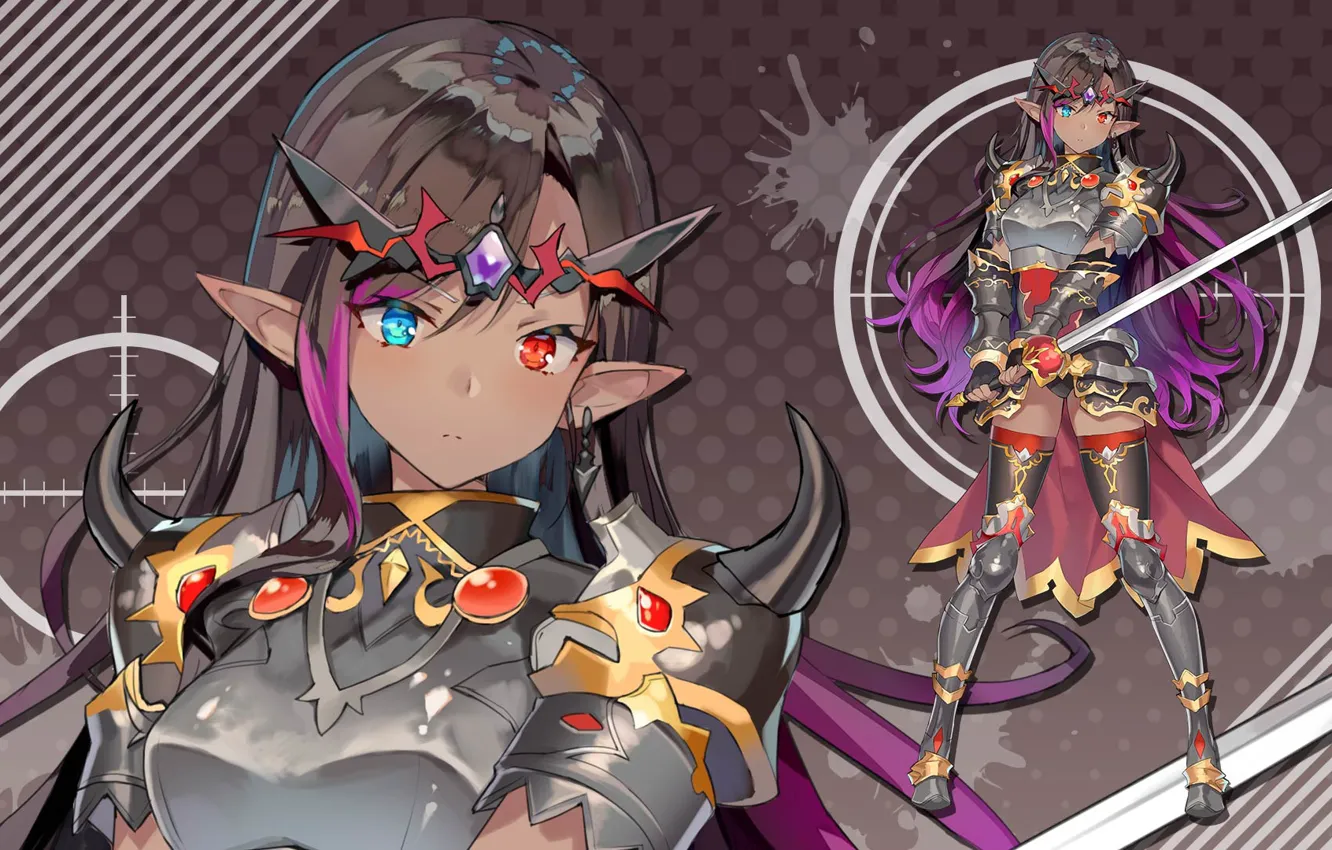 Фото обои девушка, эльф, эльфийка, Bullet Girls Phantasia