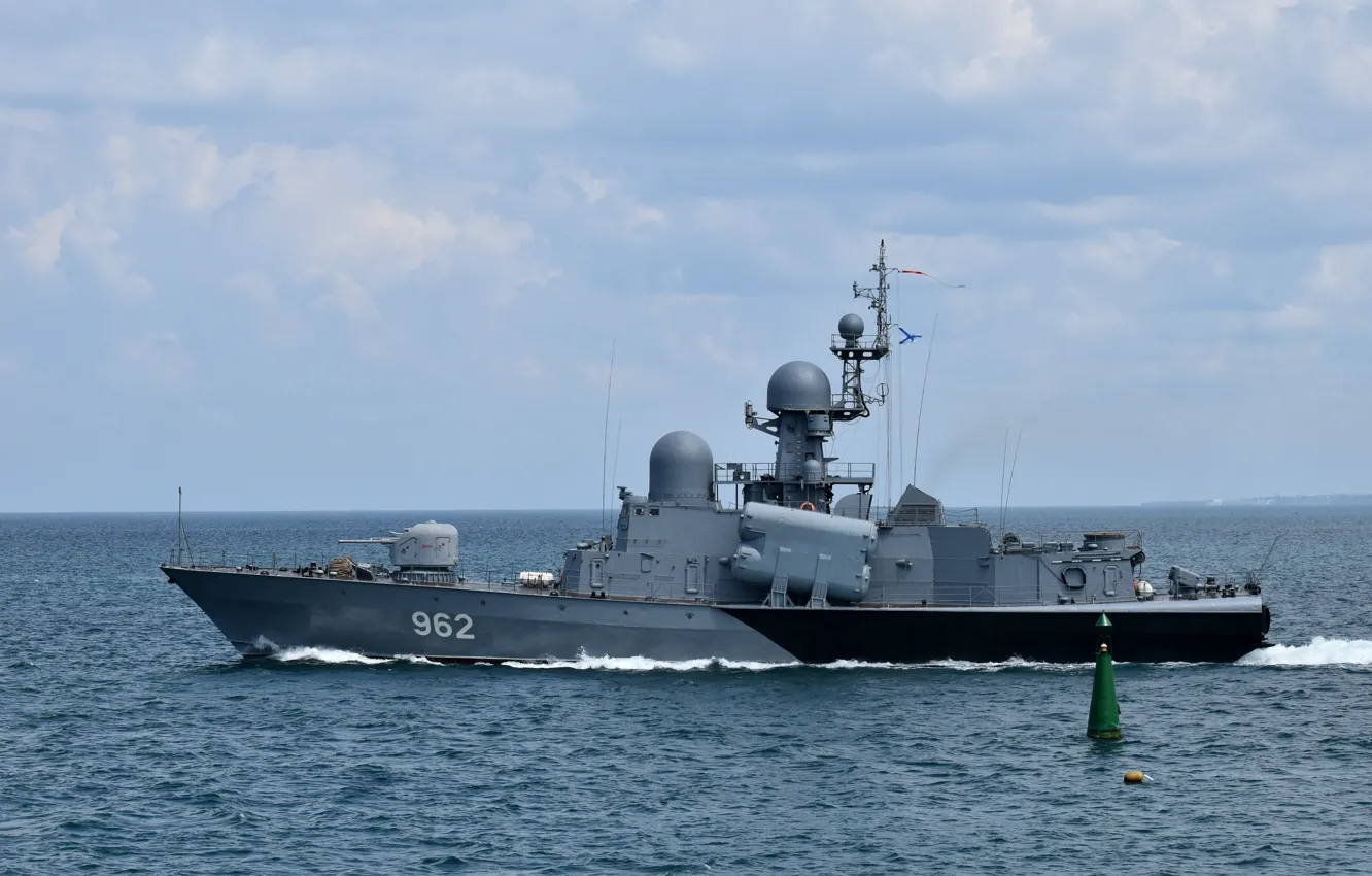 Фото обои большой, катер, ракетный, Черное море, Шуя