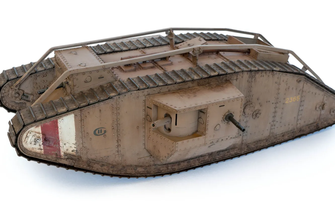 Фото обои игрушка, танк, моделька, тяжёлый, MK IV