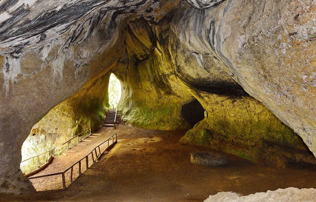 Фото обои Германия, пещера, грот Людвига
