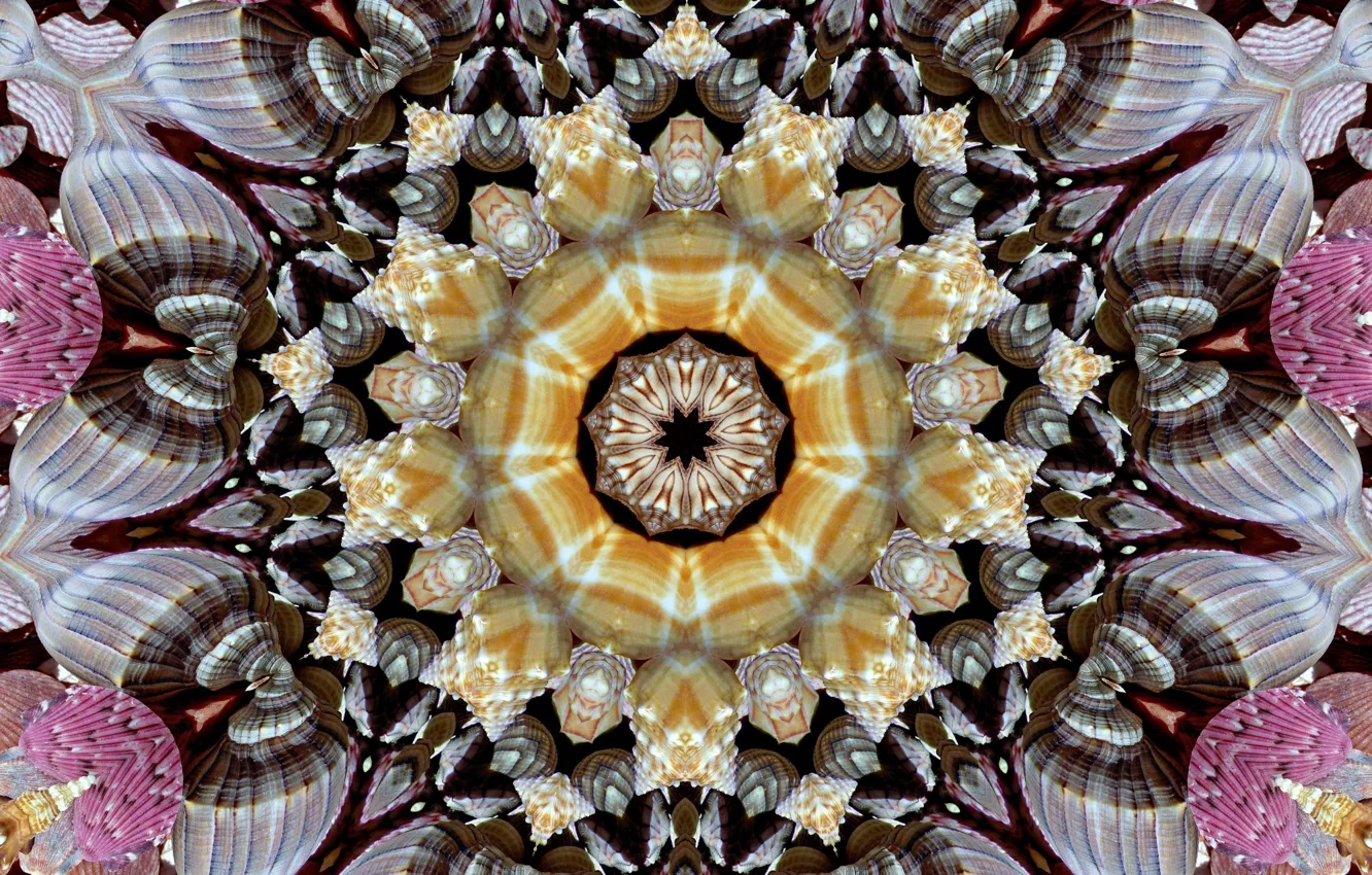 Фото обои фон, узор, графика, текстура, геометрия, симметрия, мандала