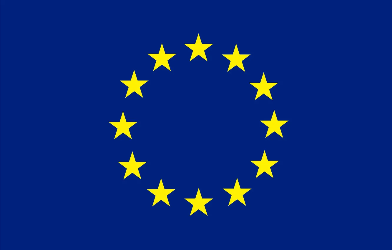 Фото обои логотип, флаг, эмблема, евросоюз