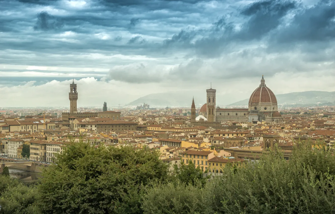Фото обои город, Италия, Флоренция, Italy, Fiorentina
