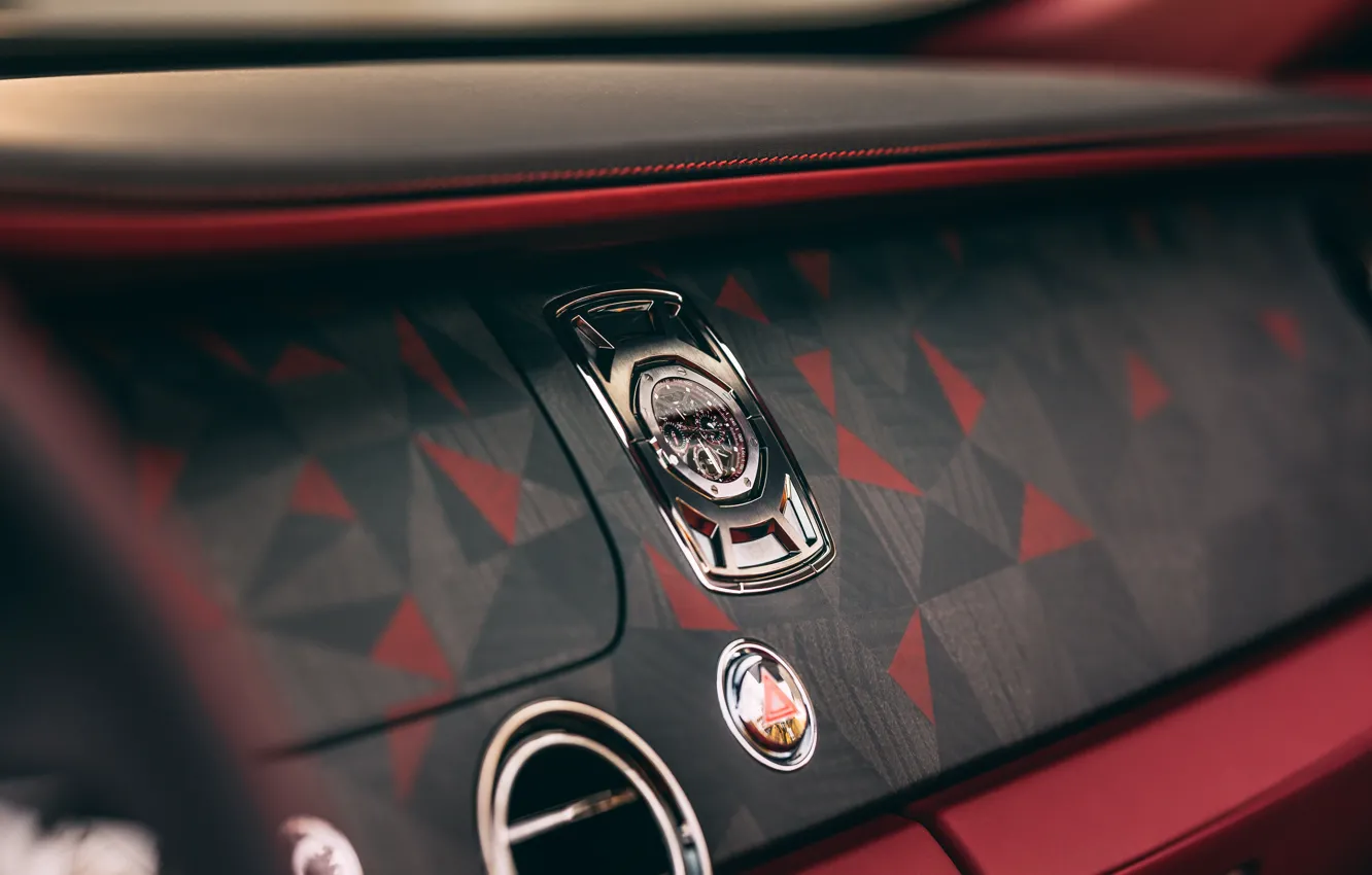 Фото обои Rolls-Royce, design, wood, luxury, Rolls-Royce La Rose Noire Droptail