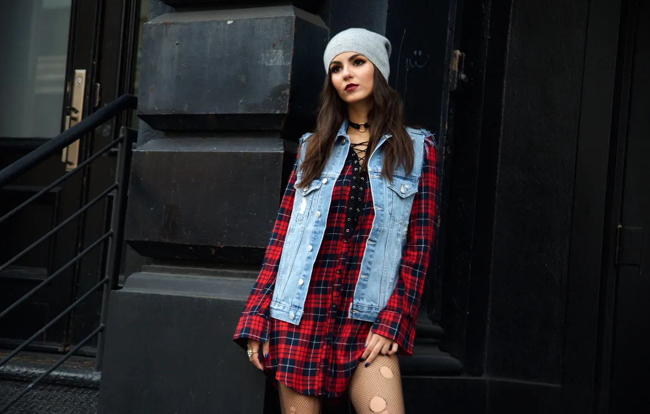 Фото обои Виктория Джастис, Victoria Justice, 2016, В Нью-Йорке