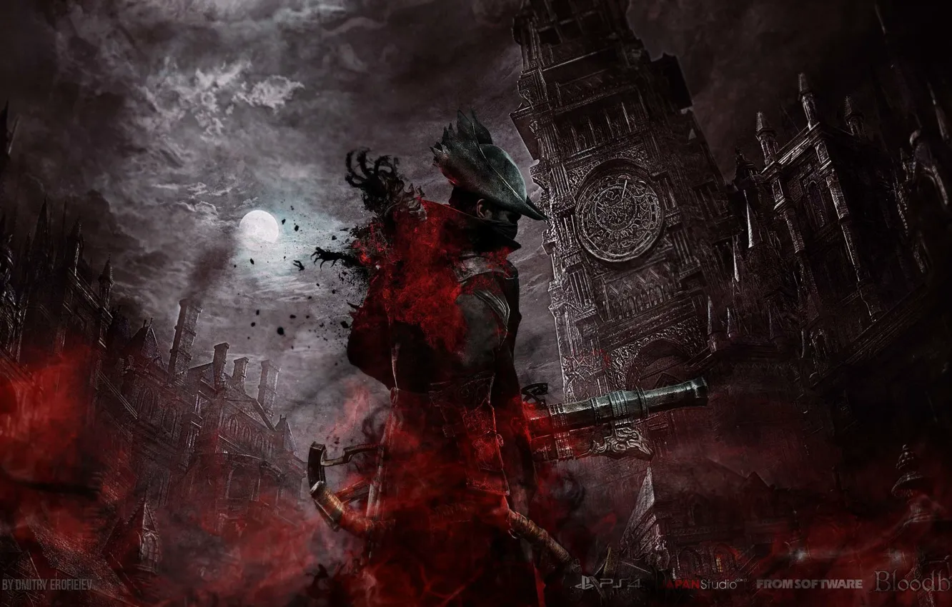 Фото обои арт, art, Bloodborne, Yarnham