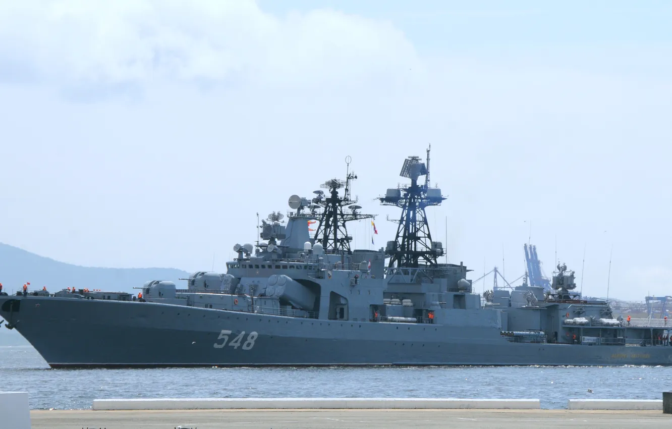 Фото обои БПК, Адмирал Пантелеев, проект 1155