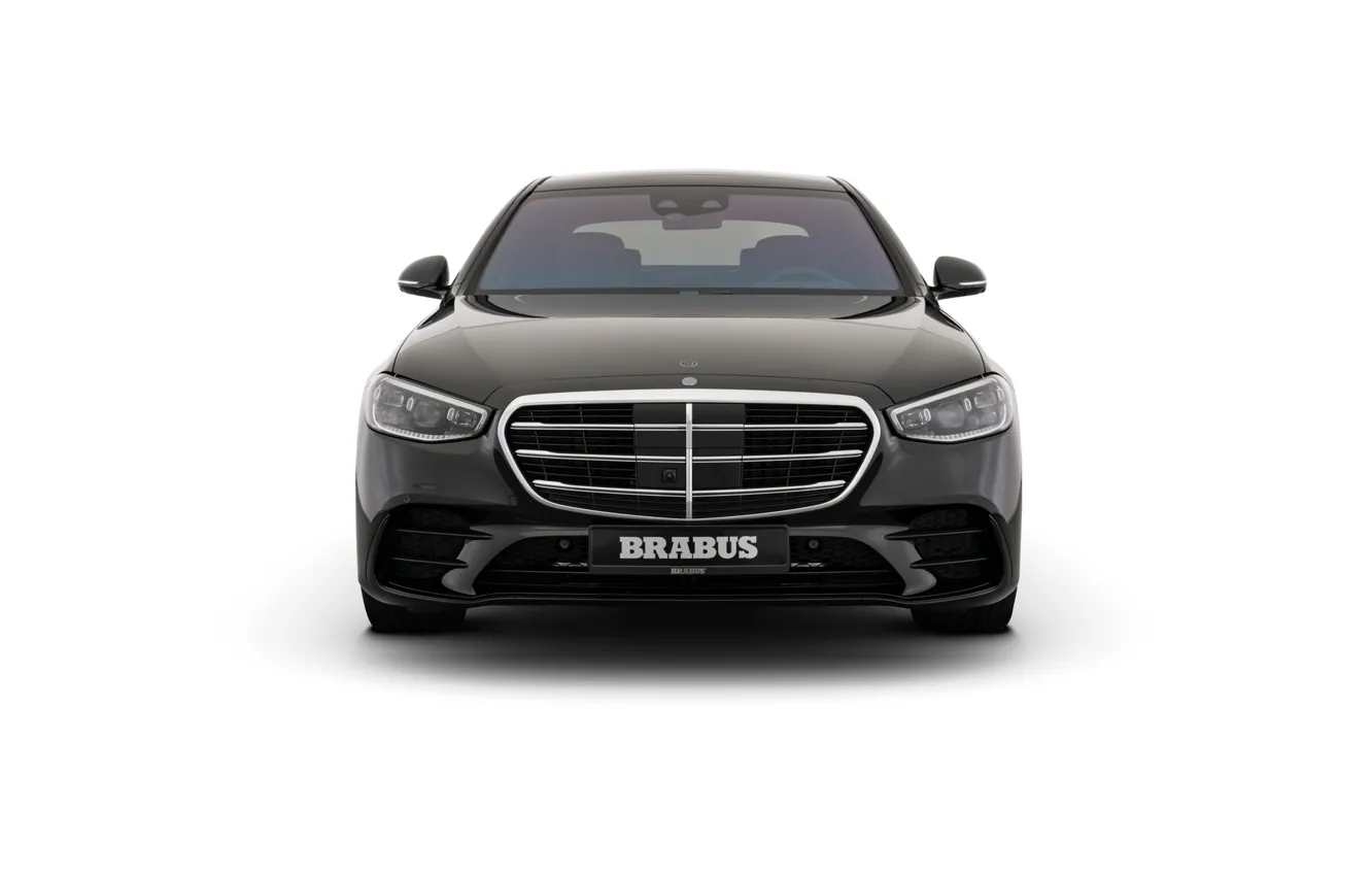 Фото обои mercedes, black, brabus