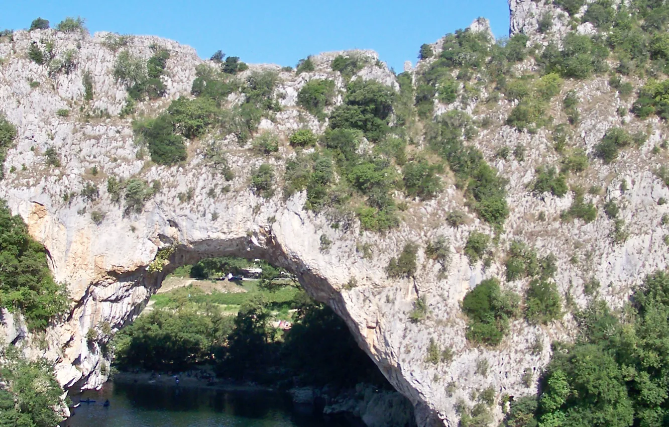 Фото обои france, vallon pont d arc, ardeche