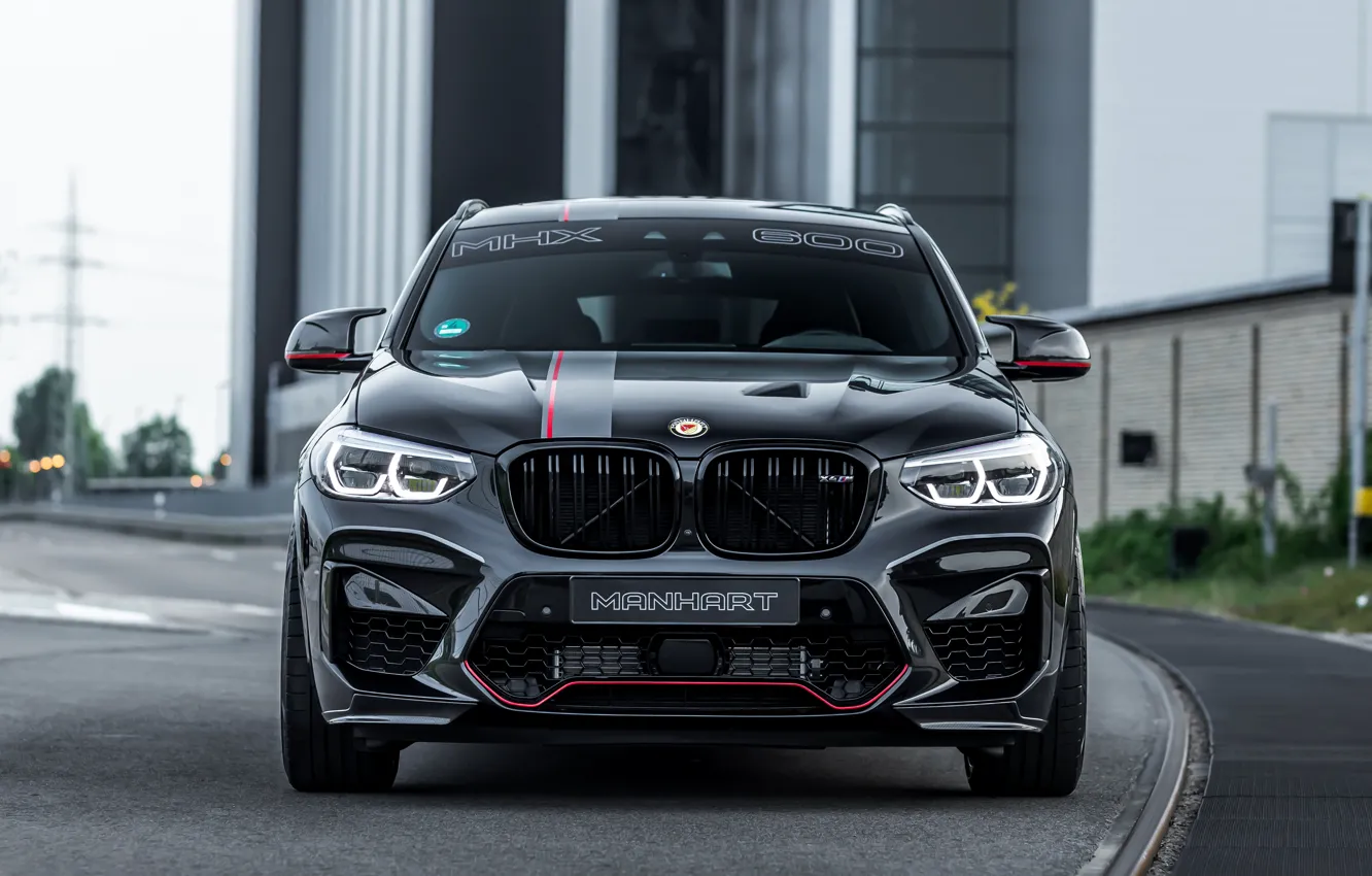 Фото обои BMW, Light, Front, Black, Manhart, Sight, BMW X4, MHX4
