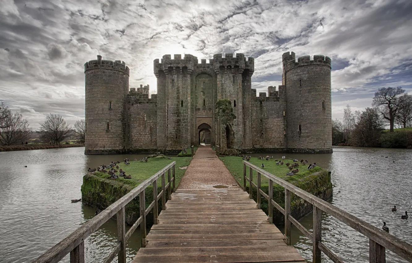 Фото обои замок, Bodiam, England