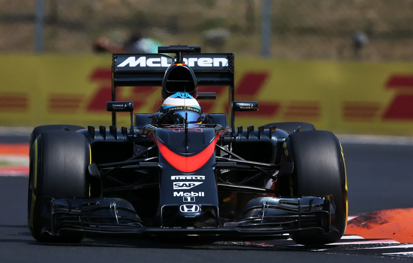 Фото обои McLaren, Профиль, Formula 1, Fernando Alonso, MP4-30